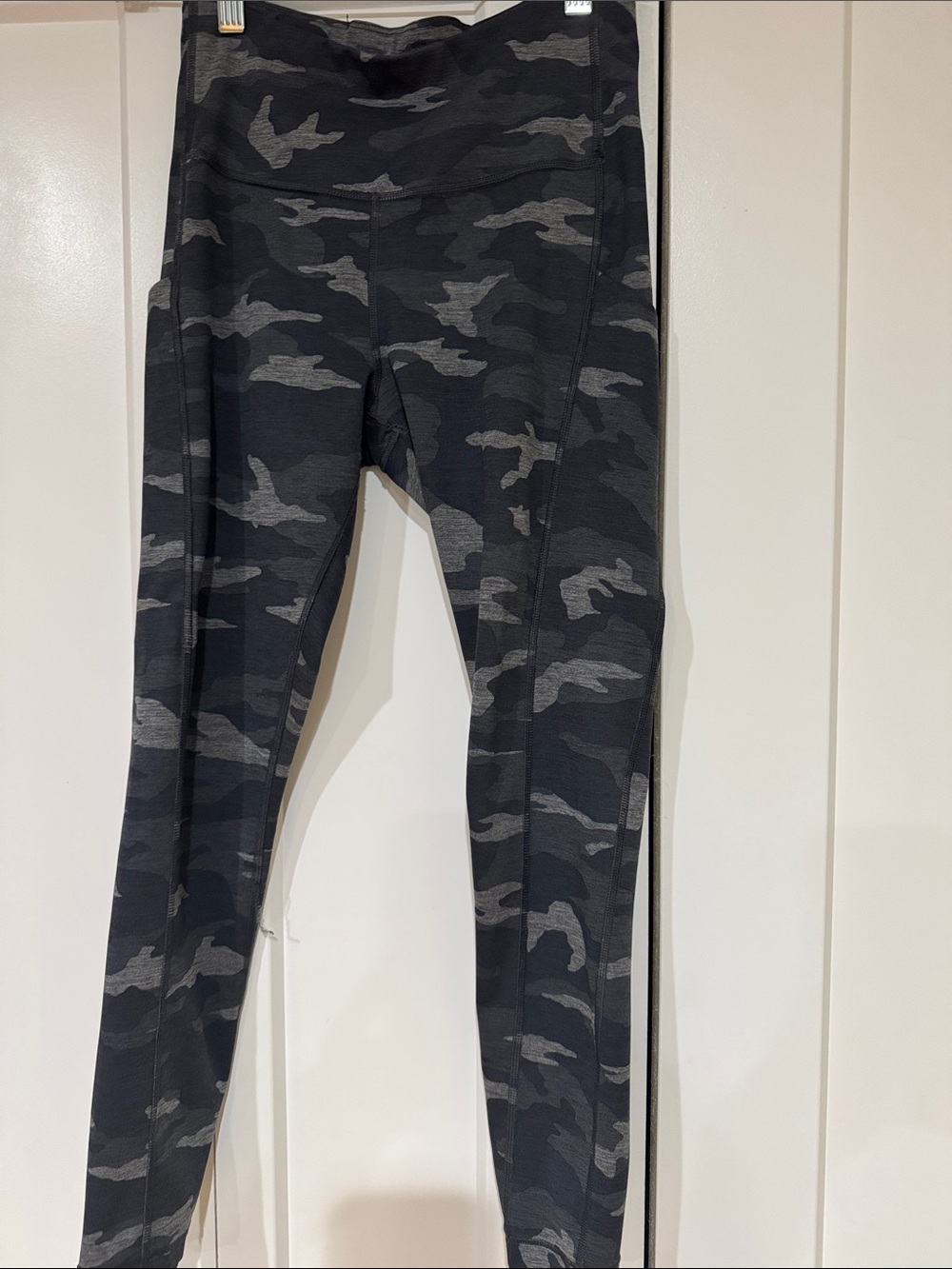 Athleta Camo Active Leggings - Black/Grey